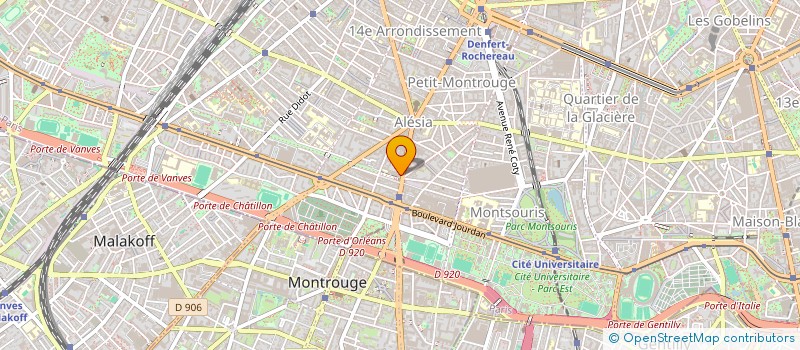 localisation de l'entreprise 881 275 879   CHATILLON