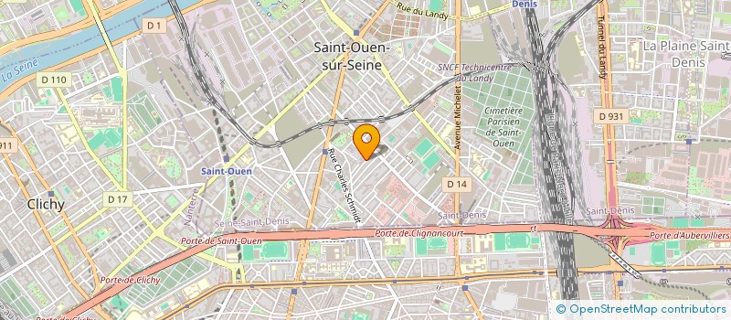 localisation de l'entreprise 881 276 497 à SAINT-OUEN-SUR-SEINE