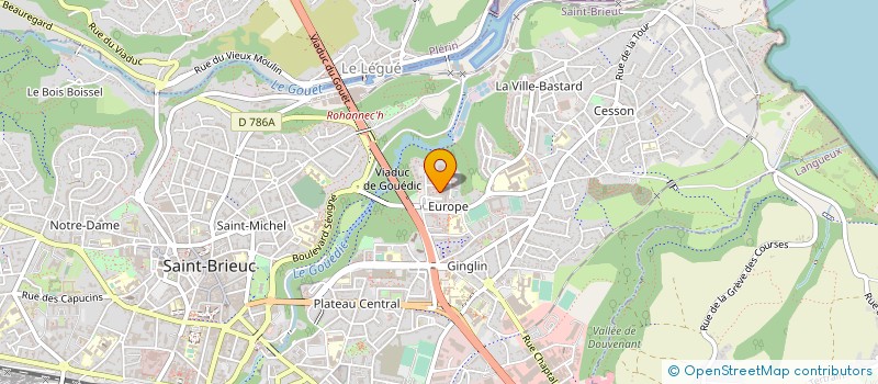 localisation de l'entreprise 881 293 302  à SAINT-BRIEUC