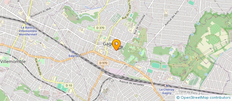 localisation de l'entreprise 881 294 474   GAGNY