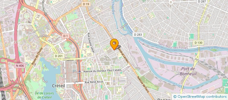 localisation de l'entreprise 881 302 152   CRETEIL