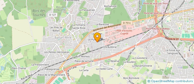 localisation de l'entreprise 881 319 495   JOUE-LES-TOURS