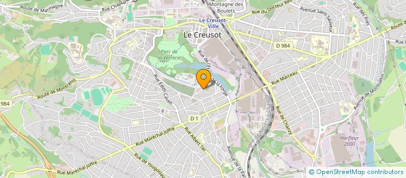 localisation de l'entreprise 881 322 382   LE CREUSOT