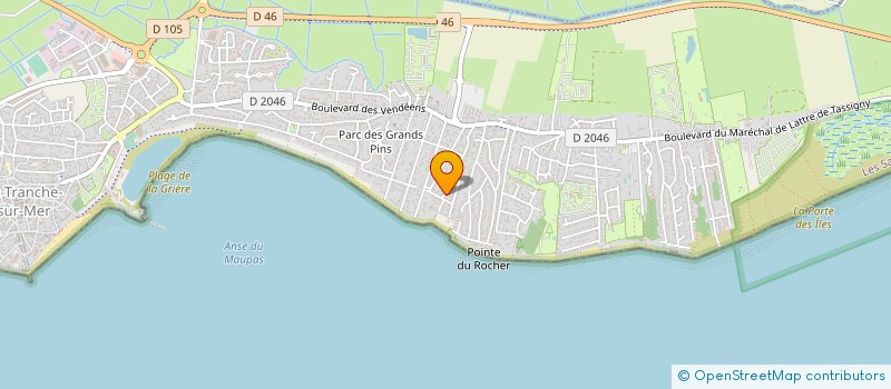 localisation de l'entreprise 881 337 042 à LA TRANCHE-SUR-MER