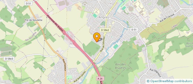 localisation de l'entreprise 881 344 592  à ANGRES