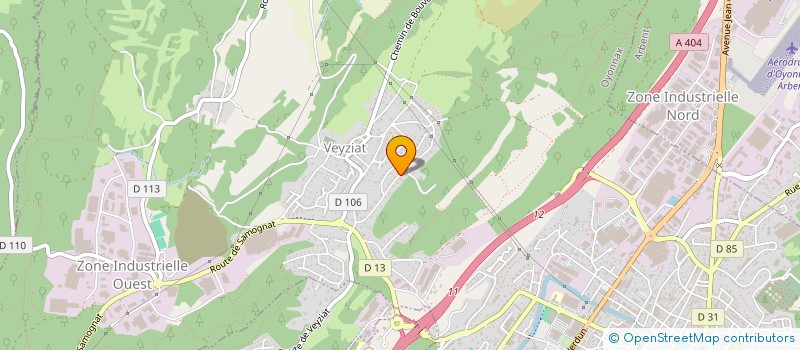 localisation de l'entreprise 881 345 391 à OYONNAX