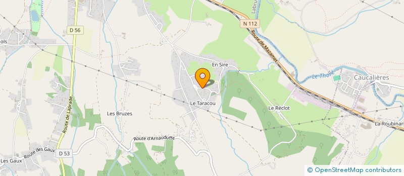 localisation de l'entreprise 881 358 592   AIGUEFONDE