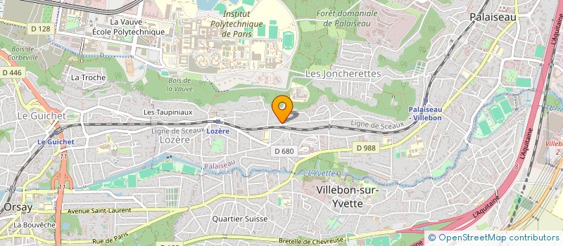 localisation de l'entreprise 881 371 488   PALAISEAU