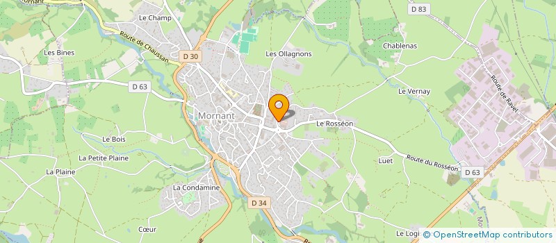 localisation de l'entreprise 881 373 930   MORNANT