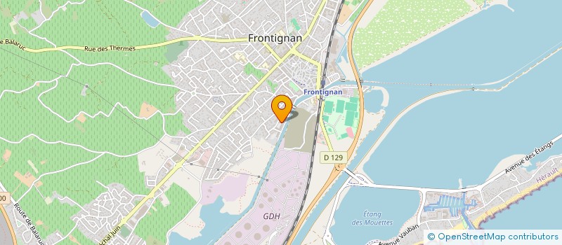 localisation de l'entreprise 881 377 899  à FRONTIGNAN