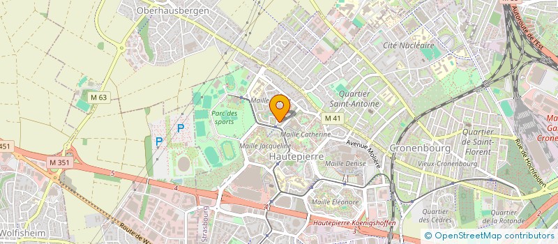 localisation de l'entreprise 881 397 970 à STRASBOURG