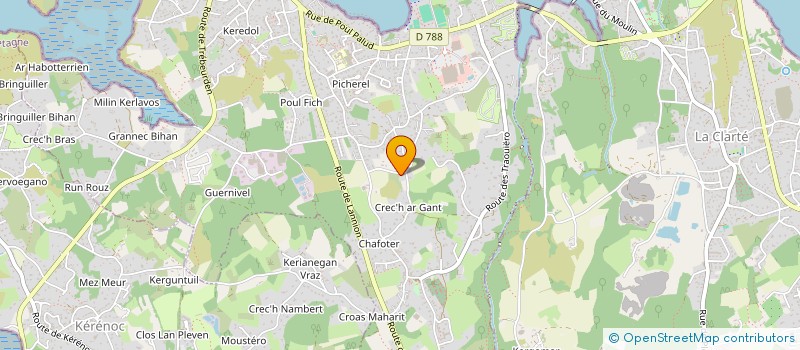 localisation de l'entreprise 881 421 614   TREGASTEL