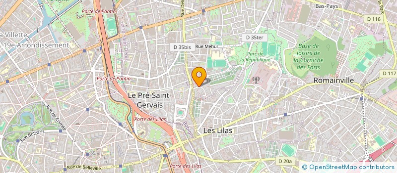 localisation de l'entreprise 881 448 658   PANTIN