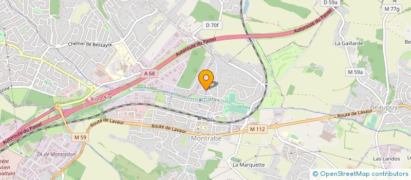 localisation de l'entreprise 881 482 442   MONTRABE