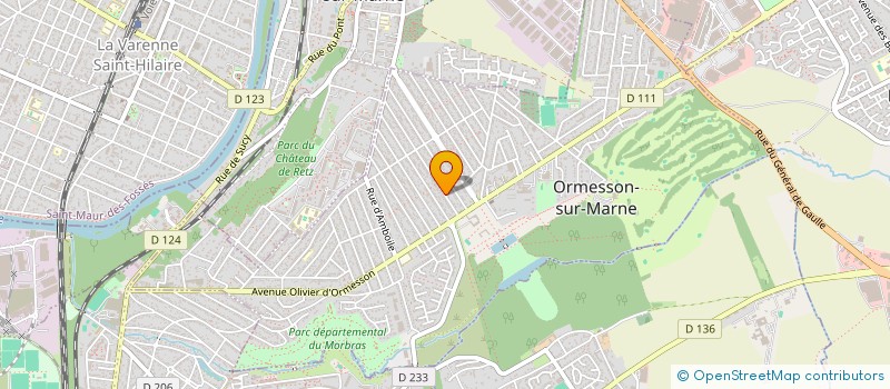 localisation de l'entreprise 881 561 625   ORMESSON-SUR-MARNE