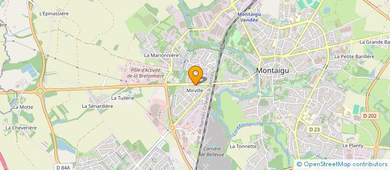 localisation de l'entreprise 881 601 116  à MONTAIGU-VENDEE