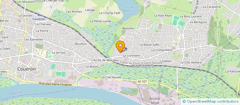 localisation de l'entreprise 881 654 982  à COUERON