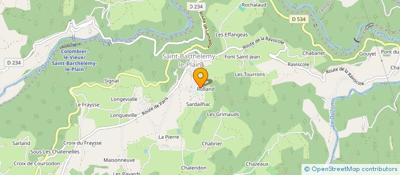 localisation de l'entreprise 881 661 581   SAINT-BARTHELEMY-LE-PLAIN