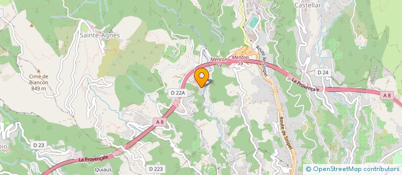 localisation de l'entreprise 881 673 982   MENTON