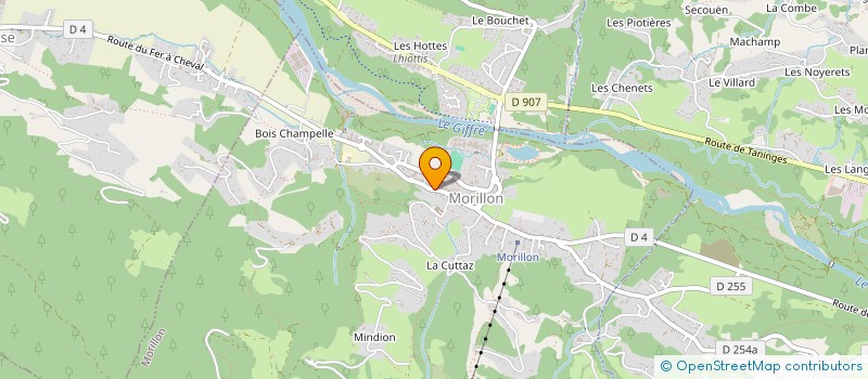 localisation de l'entreprise 881 706 196   MORILLON