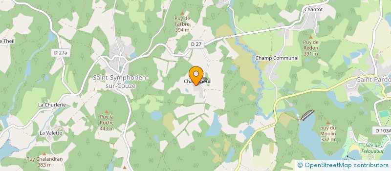 localisation de l'entreprise 881 750 871   SAINT-PARDOUX-LE-LAC