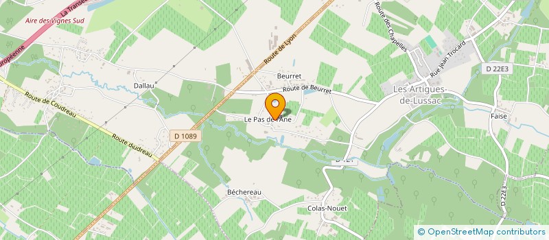 localisation de l'entreprise 881 766 257   LES ARTIGUES-DE-LUSSAC