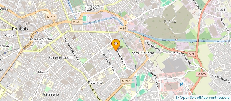 localisation de l'entreprise 881 784 268   ROUBAIX