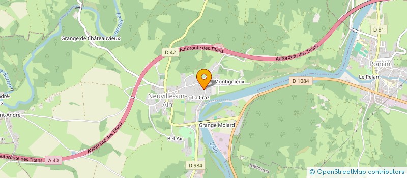 localisation de l'entreprise 881 787 550   NEUVILLE-SUR-AIN