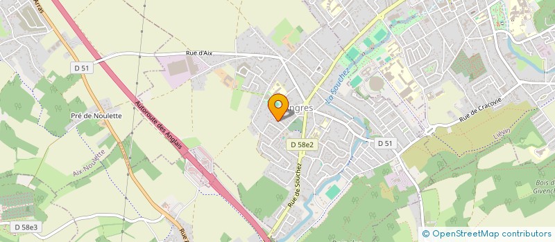 localisation de l'entreprise 881 830 871  à ANGRES