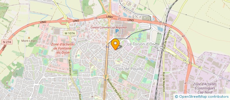 localisation de l'entreprise 881 870 968 à DIJON