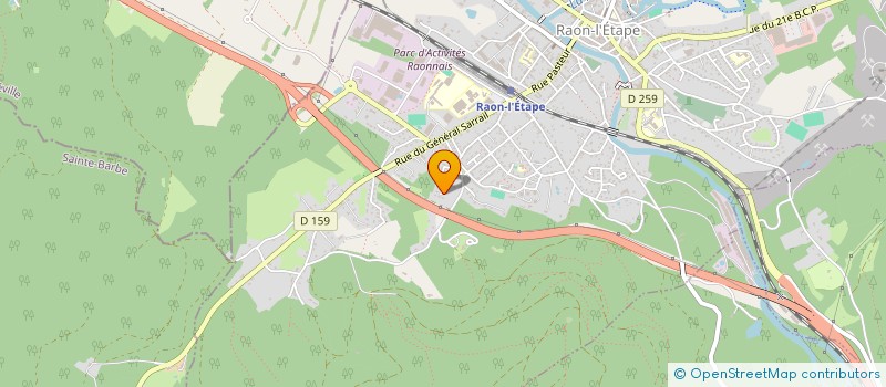 localisation de l'entreprise 881 910 053   RAON-L'ETAPE