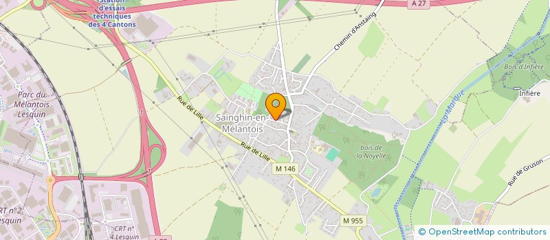 localisation de l'entreprise 881 964 837 à SAINGHIN-EN-MELANTOIS