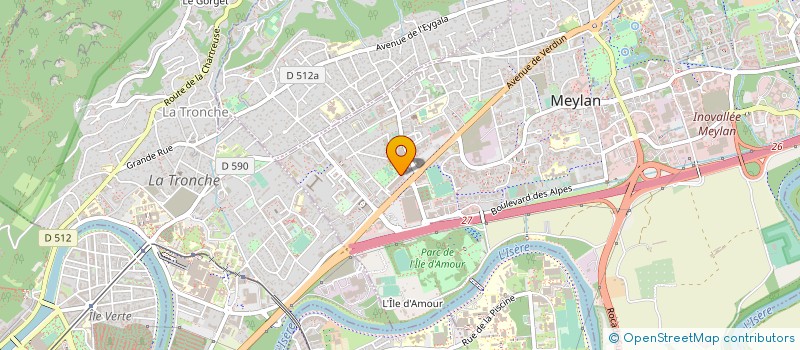 localisation de l'entreprise 881 983 837 à MEYLAN