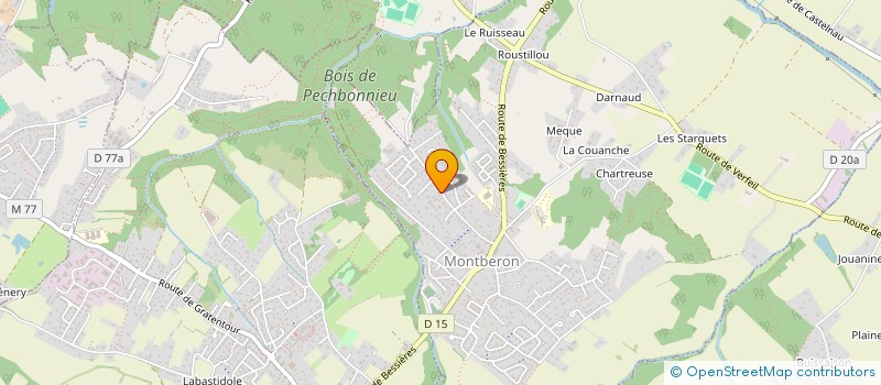 localisation de l'entreprise 881 991 343   MONTBERON