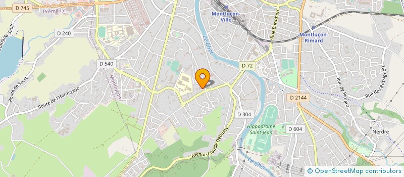 localisation de l'entreprise 881 998 447   MONTLUCON