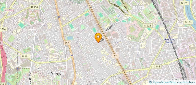 localisation de l'entreprise 882 062 722  à VITRY-SUR-SEINE