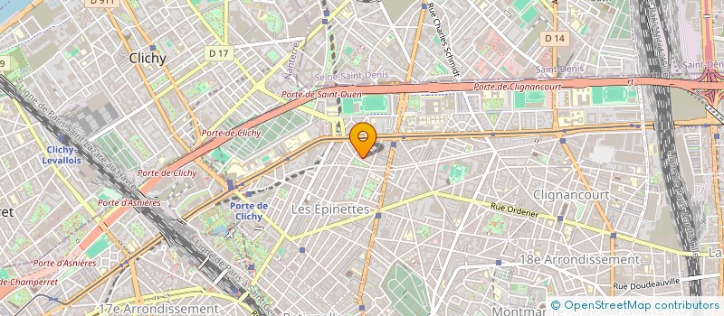 localisation de l'entreprise 882 121 007 à SAINT-OUEN-SUR-SEINE