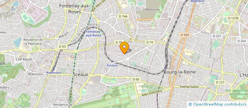 localisation de l'entreprise 882 122 518  à SCEAUX