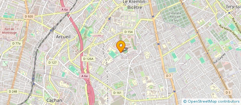 localisation de l'entreprise 882 123 011   LE KREMLIN-BICETRE