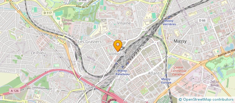localisation de l'entreprise 882 125 321 à MASSY