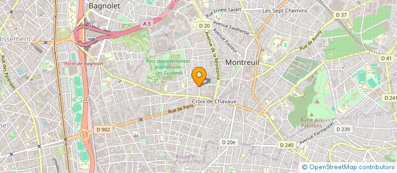 localisation de l'entreprise 882 125 453 à MONTREUIL
