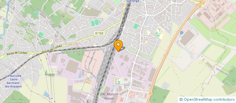 localisation de l'entreprise 882 126 840  à BRETIGNY-SUR-ORGE