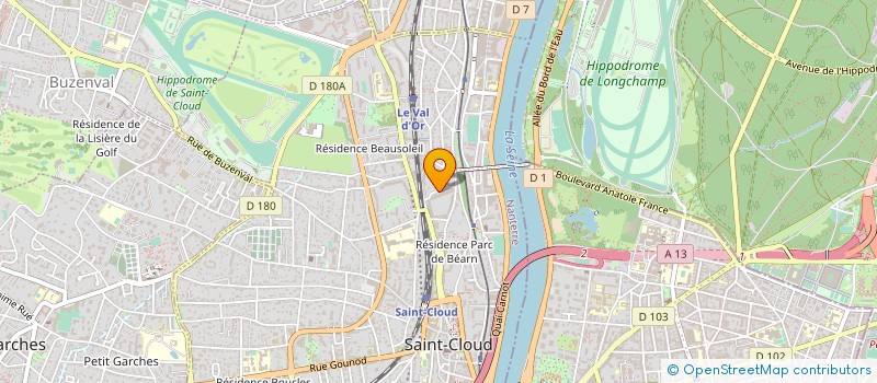localisation de l'entreprise 882 132 517  à SAINT-CLOUD