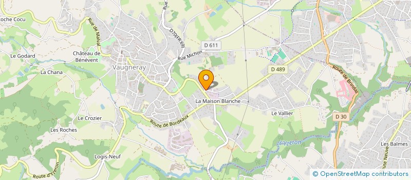 localisation de l'entreprise 882 133 614   VAUGNERAY