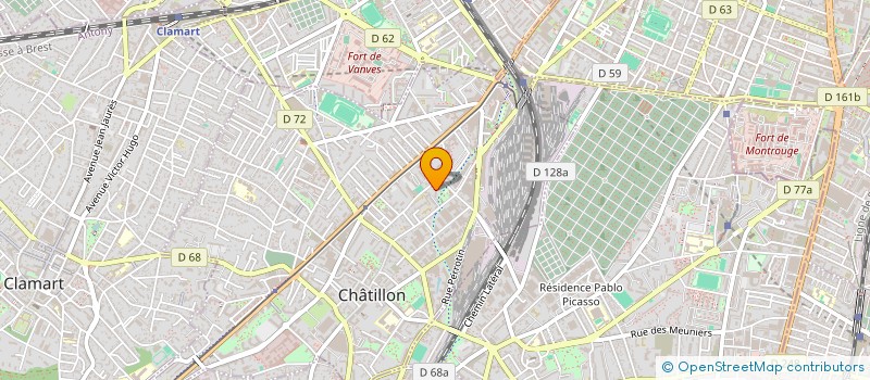 localisation de l'entreprise 882 136 666  à CHATILLON