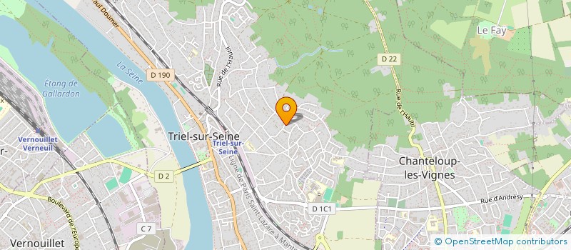 localisation de l'entreprise 882 184 880   TRIEL-SUR-SEINE