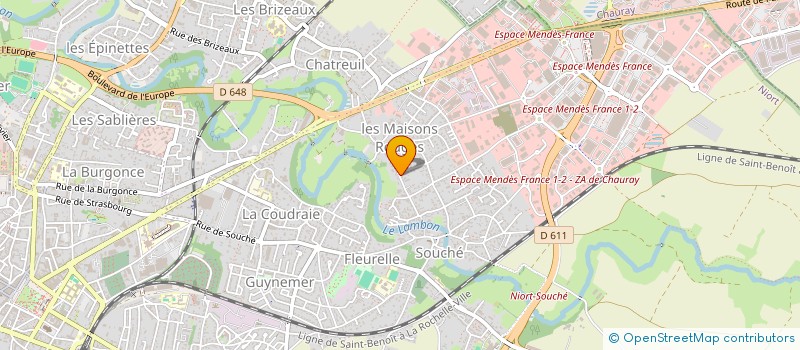 localisation de l'entreprise 882 190 663 à NIORT