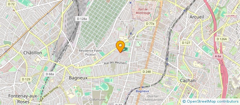 localisation de l'entreprise 882 201 122 à BAGNEUX
