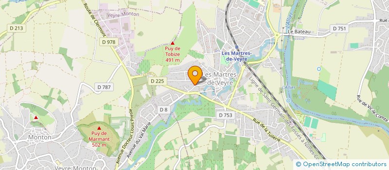 localisation de l'entreprise 882 216 484   BELLERIVE-SUR-ALLIER