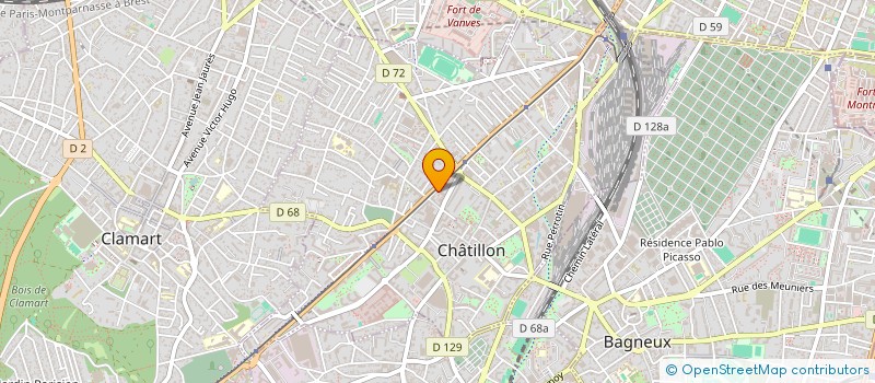 localisation de l'entreprise 882 267 644   CHATILLON